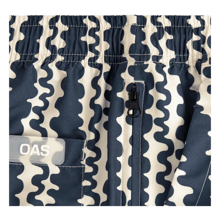 OAS Short de Bain Scribble | Bleu marine