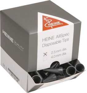 HEINE Ohrtrichter 1x Unispec 2.5mm grau, 1000 Stück