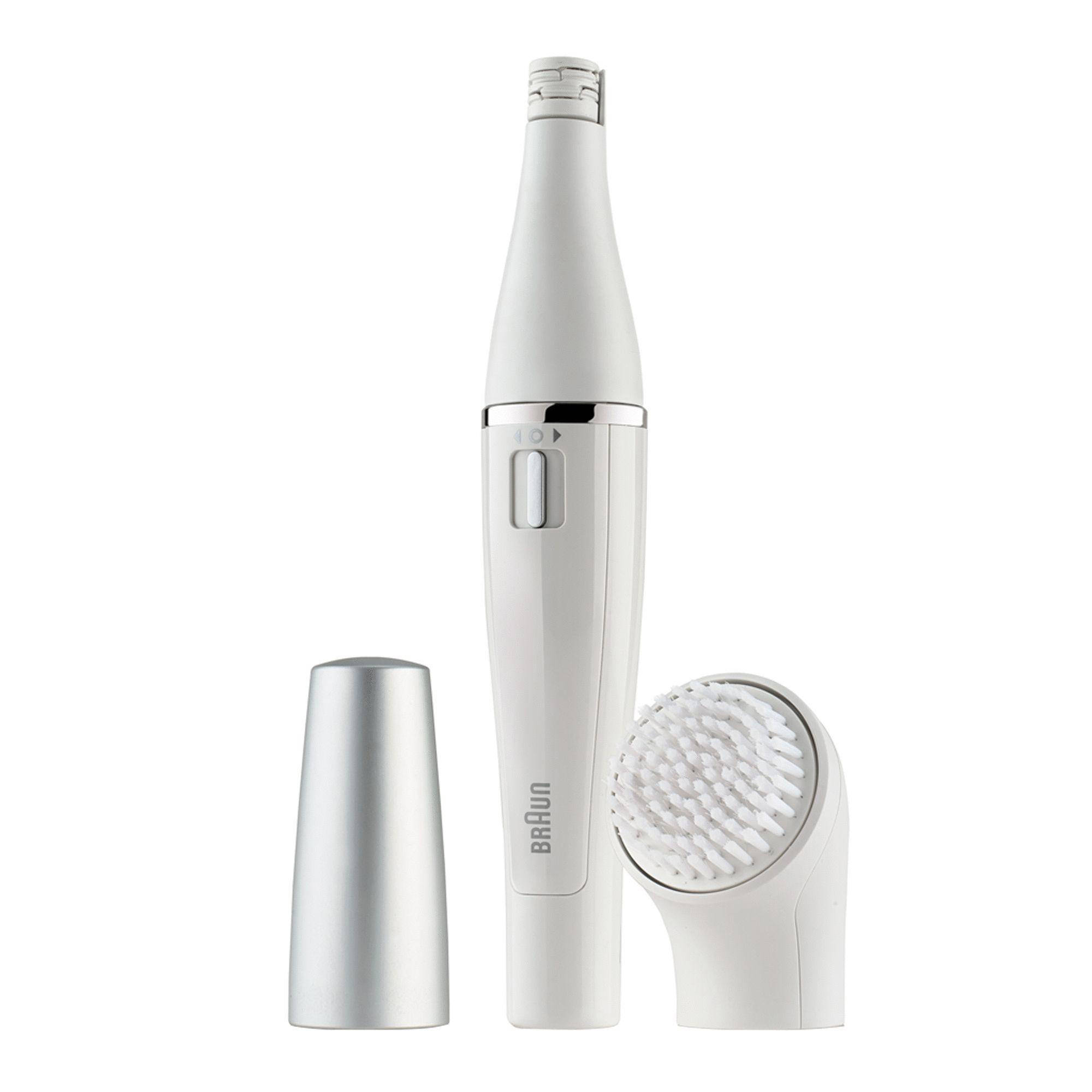 Braun Face 810 gezichtsepilator en reinigingsborstel - Zilver/Wit