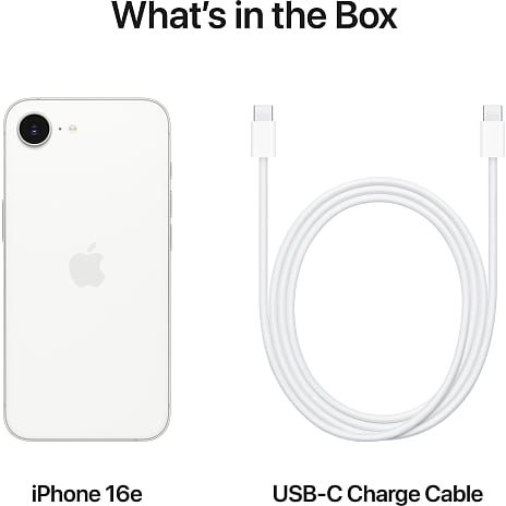 iPhone 16e 128GB - hvid