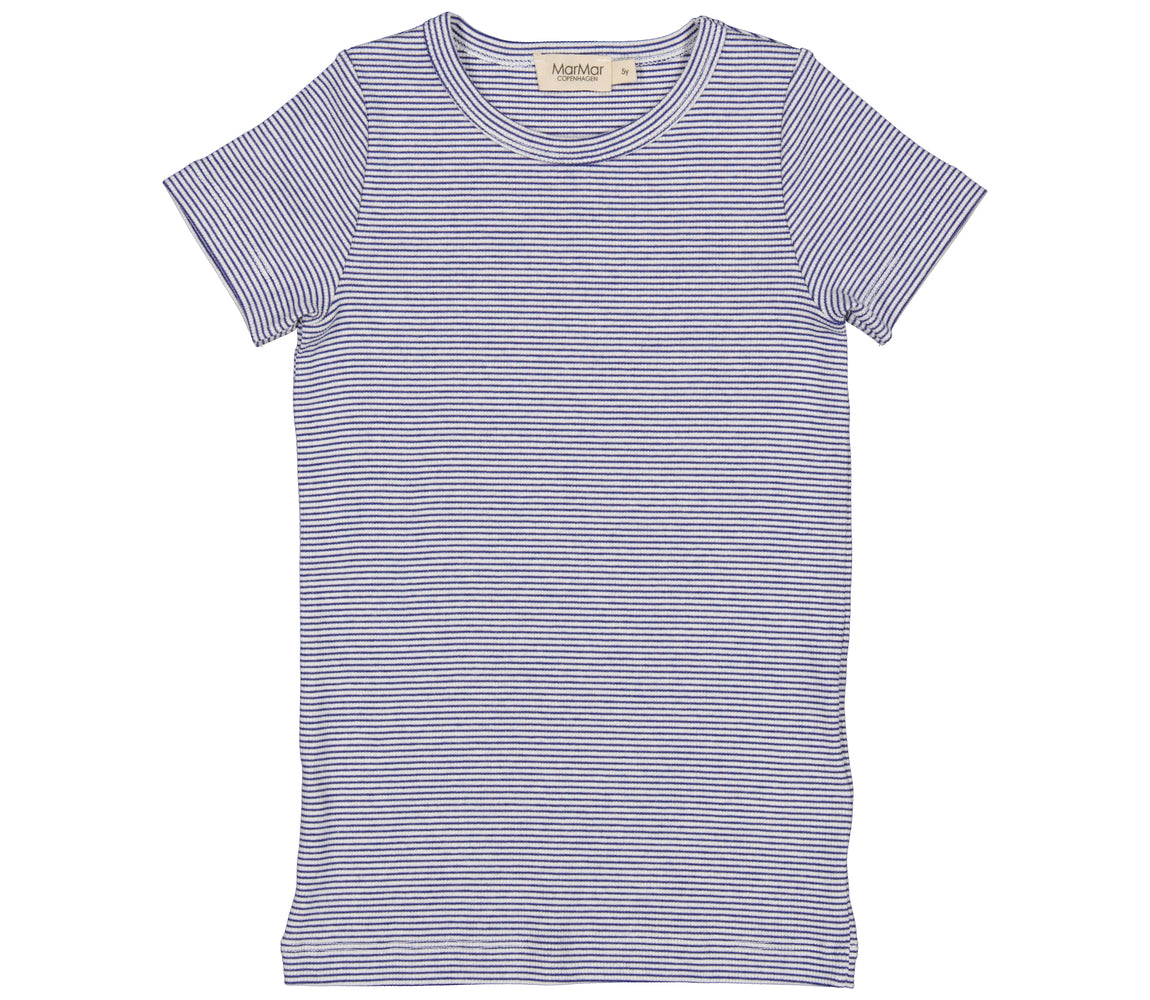 Tago, T-shirt - Blue Stripe
