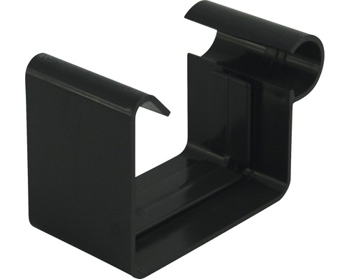 Marley bakgootverbinder, kunststof, vierkant, antracietgrijs RAL 7016, NW 70 mm