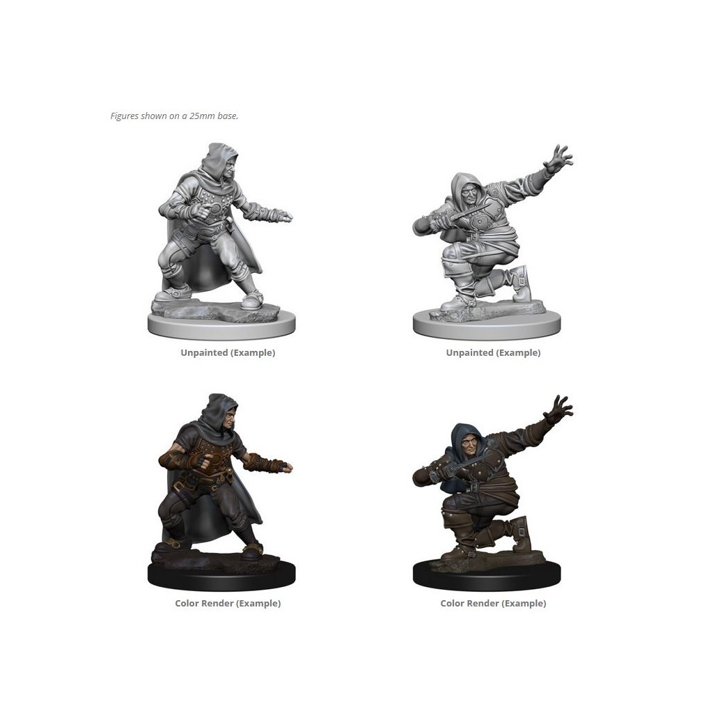 Pathfinder Deepcuts Unpainted Miniatures: Human Male Rogue