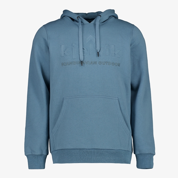 Kjelvik heren hoodie blauw