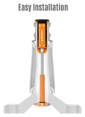 Multi-Outils Granite Design avec capuchon inférieur de 42 mm Orange