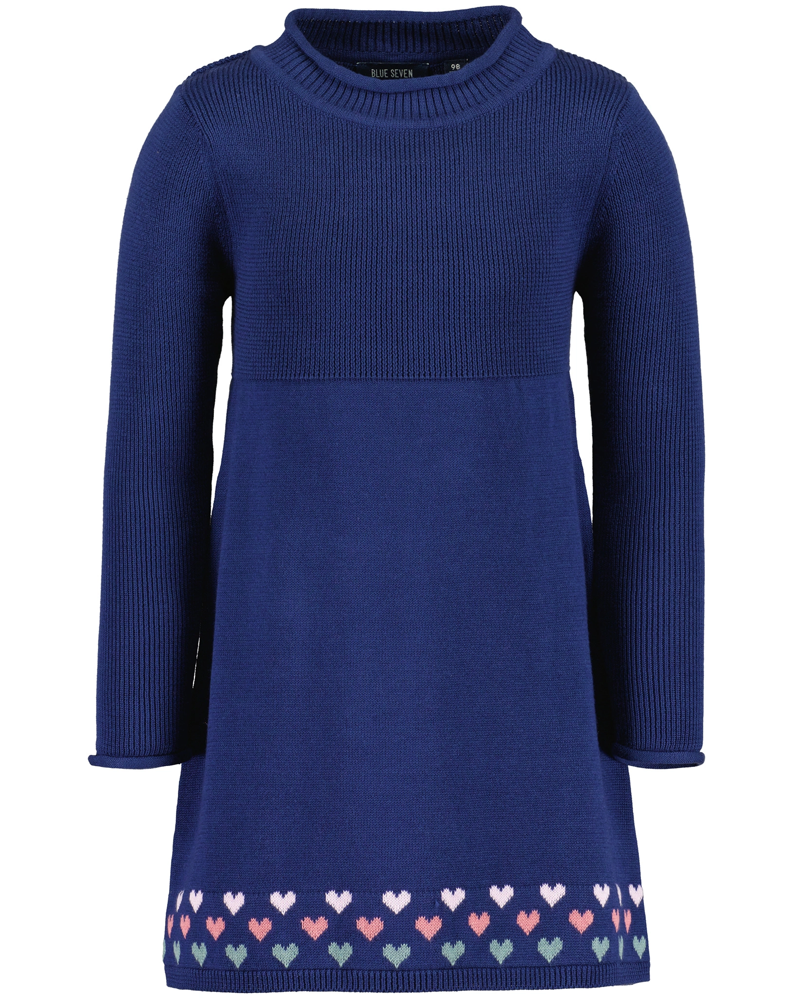 Strickkleid HERZCHEN in ultramarin
