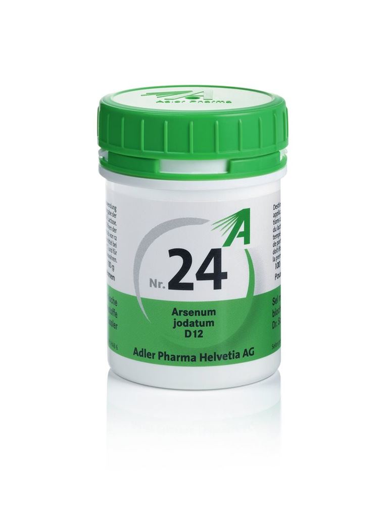 ADLER Nr24 Arsenum iodatum 12 D<br>100 g, Tablette