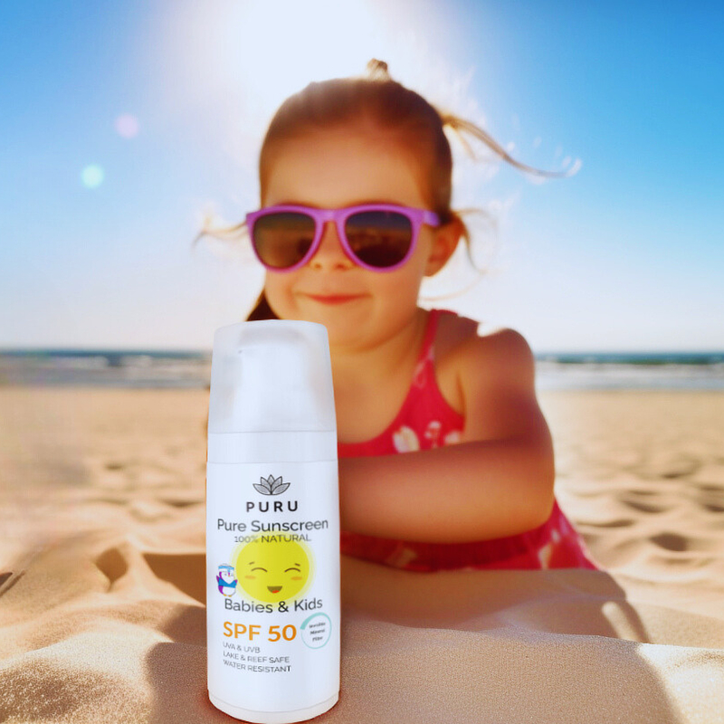 PURU Pure Sonnencreme Babys & Kinder Creme SPF50 Rundfl 50 ml