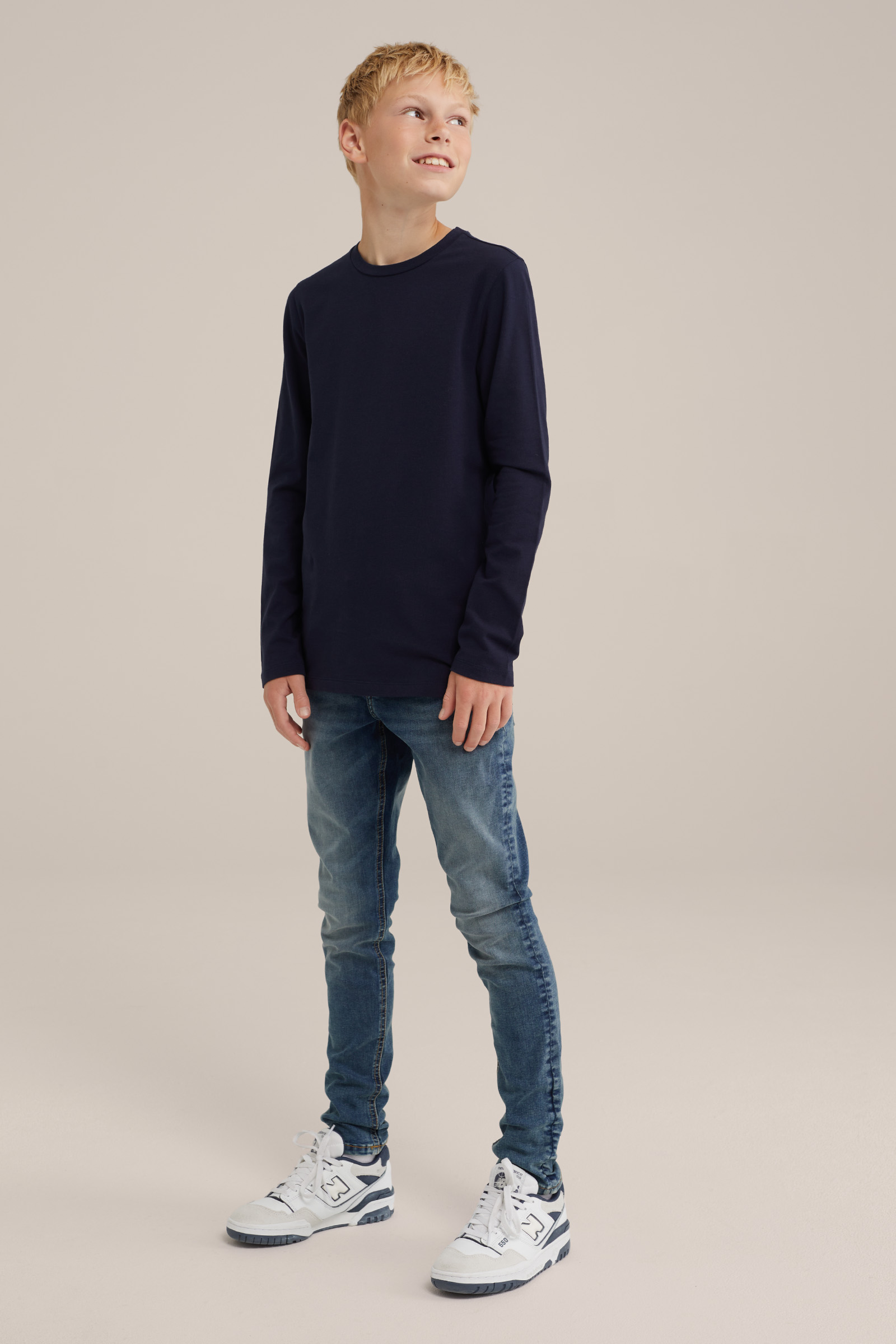 Jongens T-shirt WE Fashion Donkerblauw