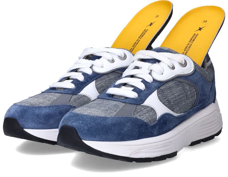 Xsensible Helix Stretchwalker Sneakers Blauw Dames