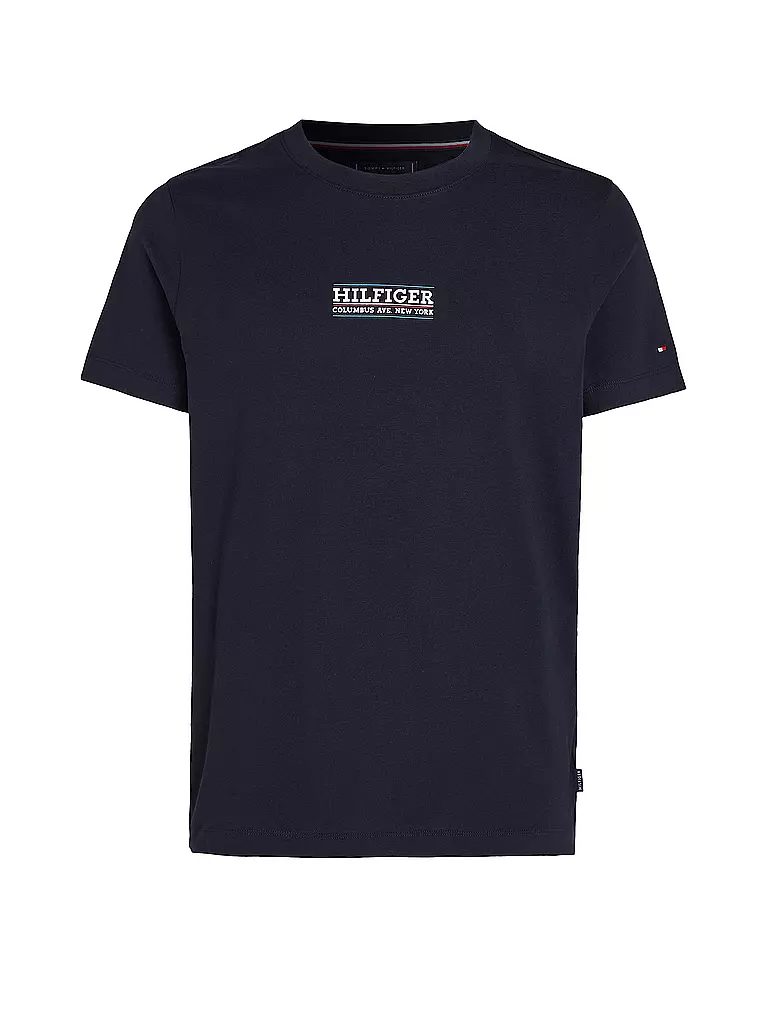 TOMMY HILFIGER T-Shirt Slim Fit blau