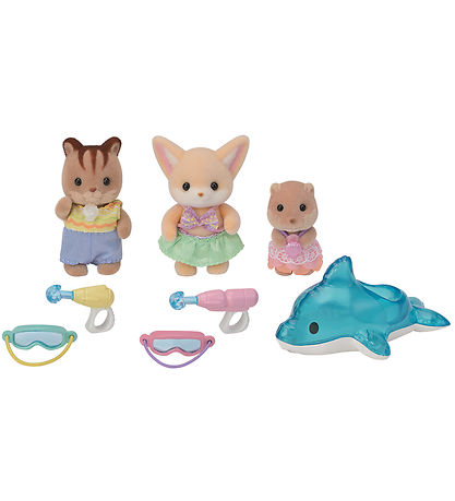 Sylvanian Families - Kindergartenfreunde - Planschbecken Trio -