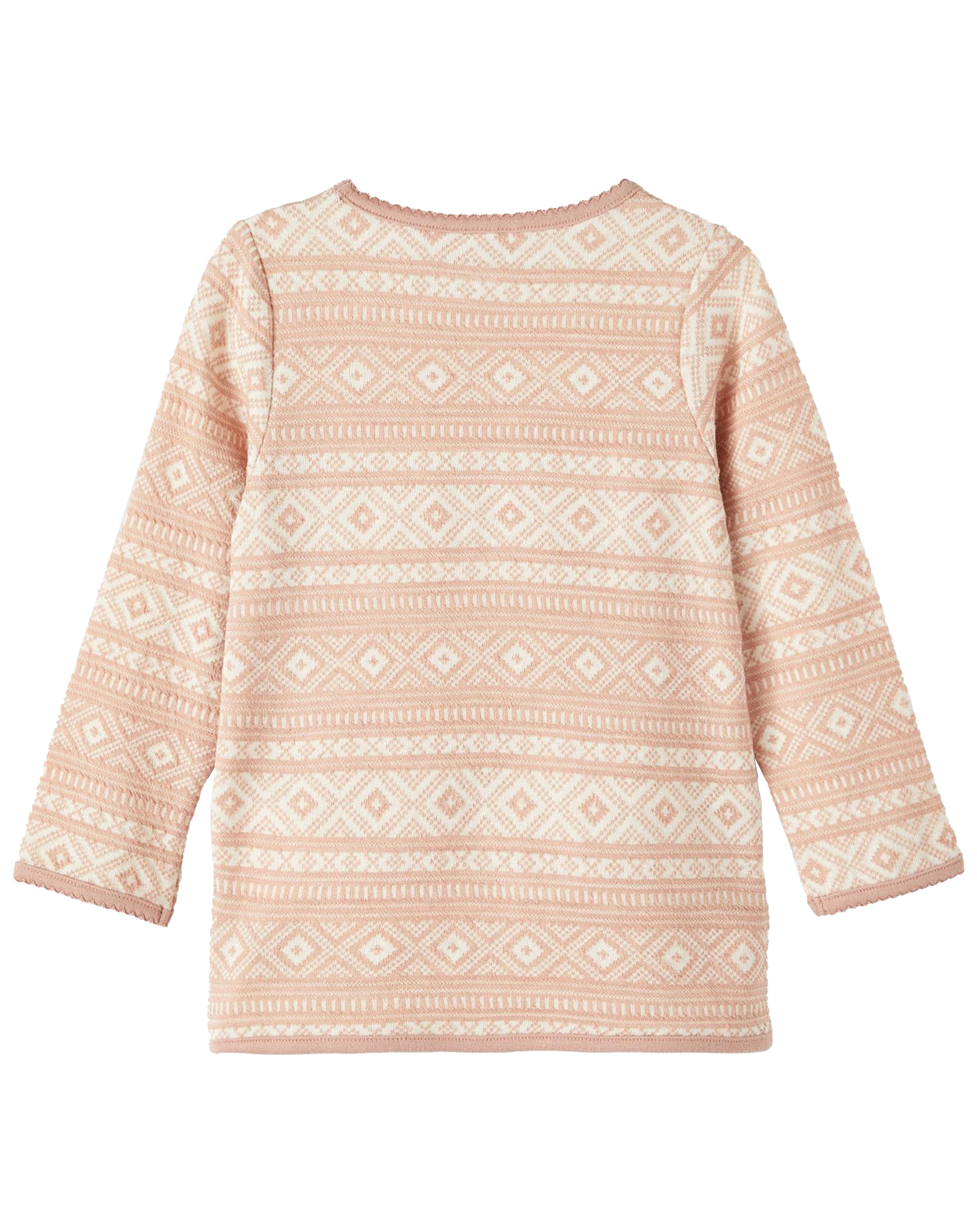 Jacquard-Langarmshirt NMFWUPSUS XXII in roebuck