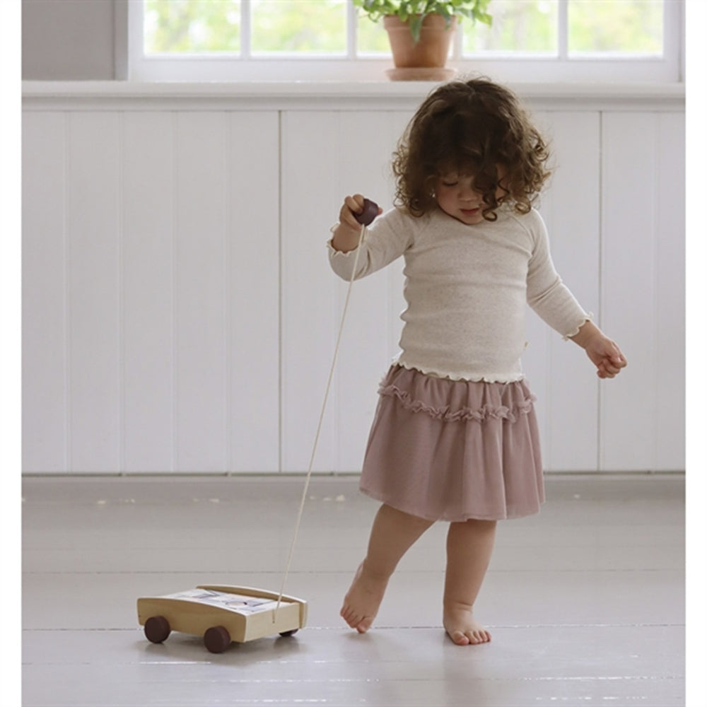 That´s Mine Light Brown Melange Micka Bluse