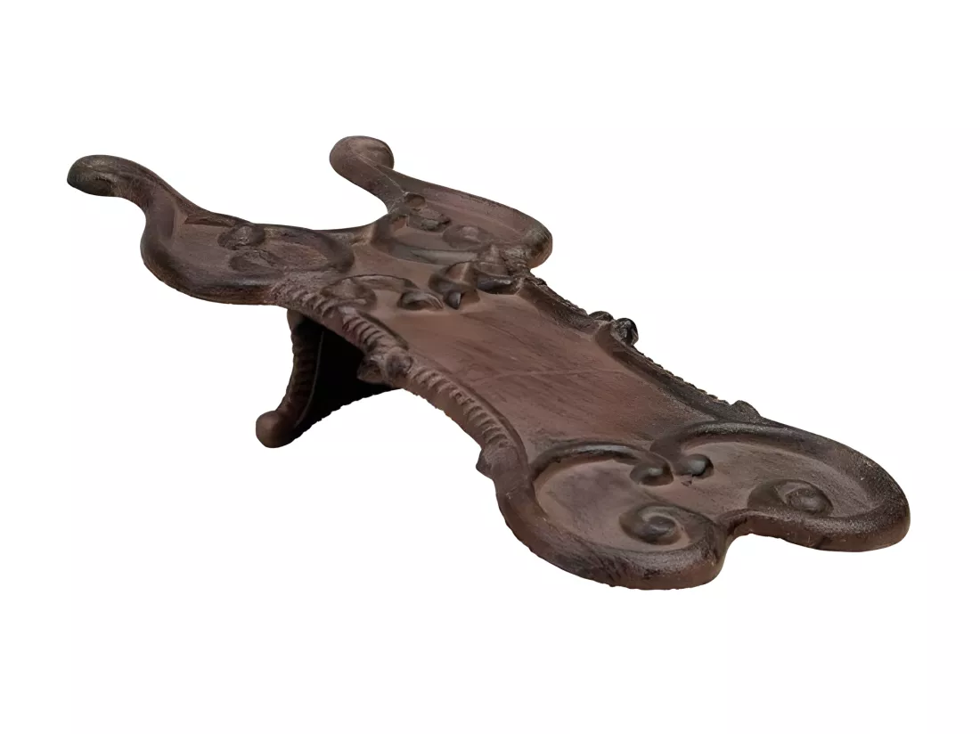 Tire botte en fonte - 37 x 17,4 x 9,8 cm - Marron