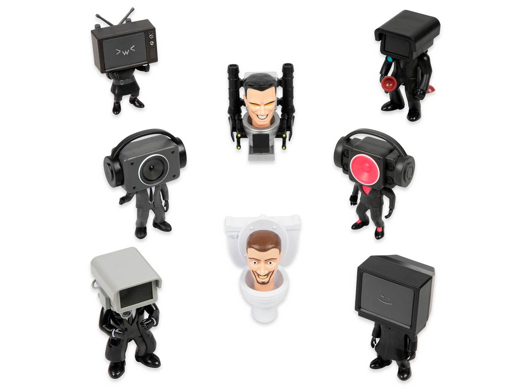 MINI FIGURAS SKIBIDI TOILET MODELOS SORTIDOS
