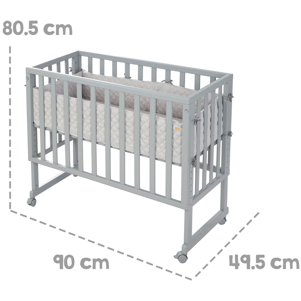 robaroba   Beistell und Stubenbett 3in1 taupe