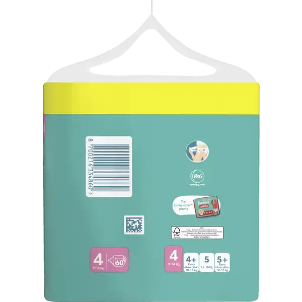 Baby dry Windeln Gr. 4 Maxi 9-14 kg Big Pack