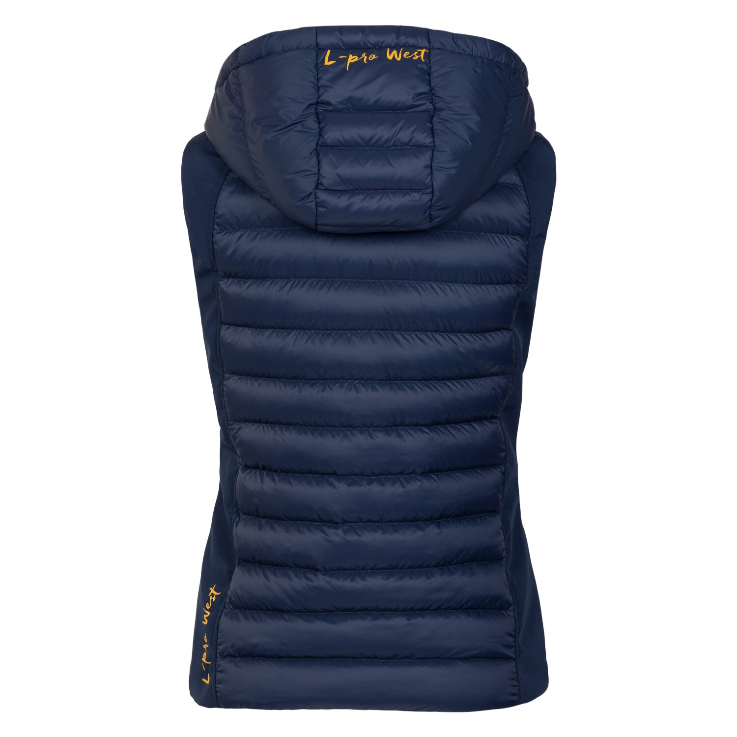 L-pro West Materialmix Weste  - navy safran