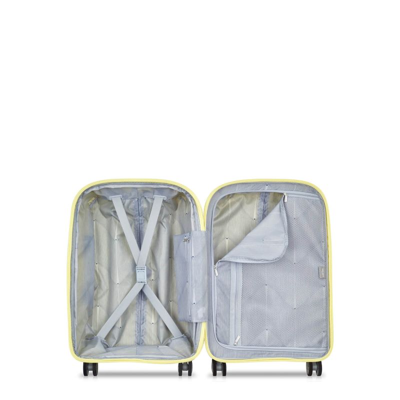 Valise rigide Clavel Extensible 55 cm Jaune Pale