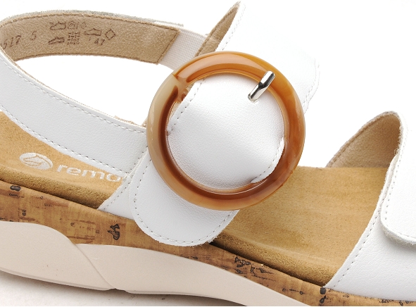 Remonte nu pieds plats femme r6853 blanc