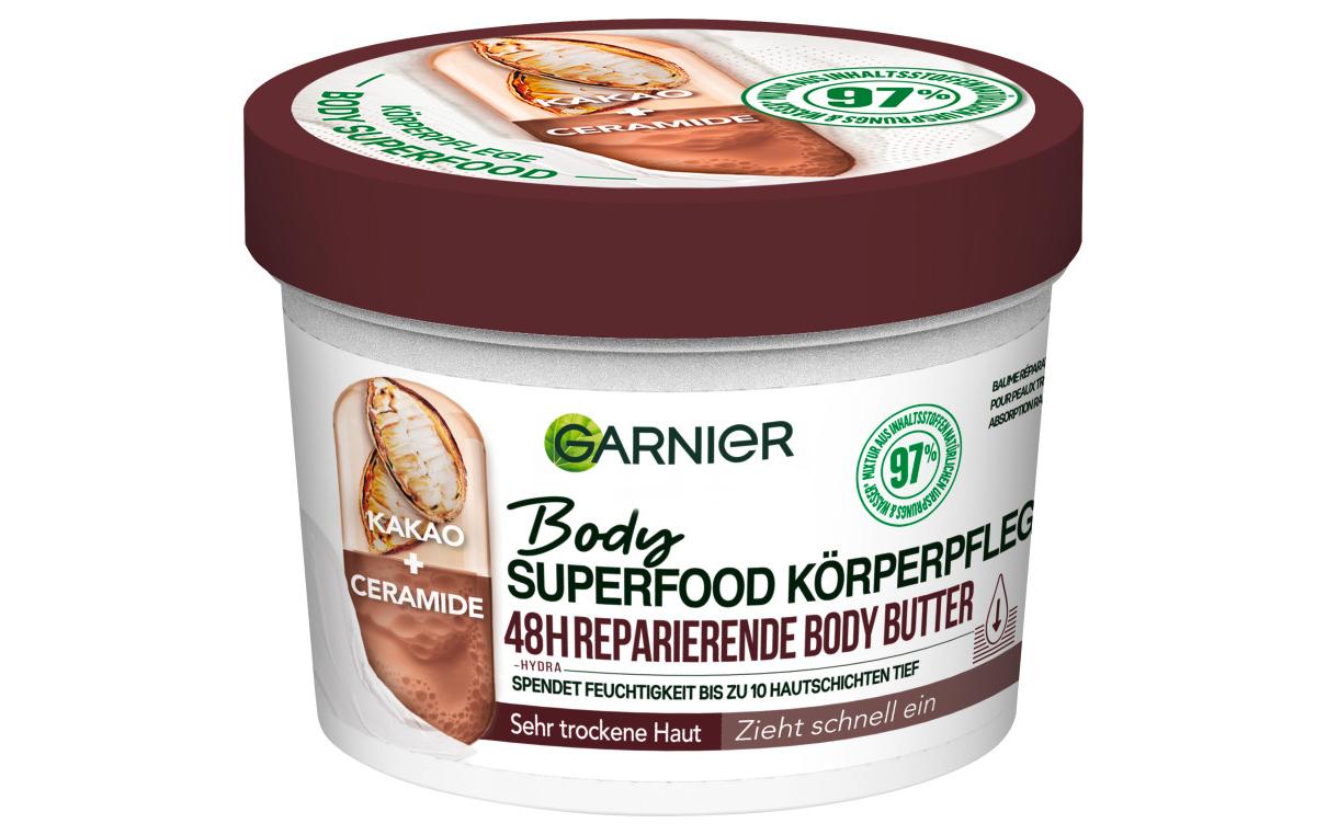 Body Superfood Butter Kakao & Ceramide 380 ml1 StückKörperpflege repariert die Haut bis zu 48 Stunden lang