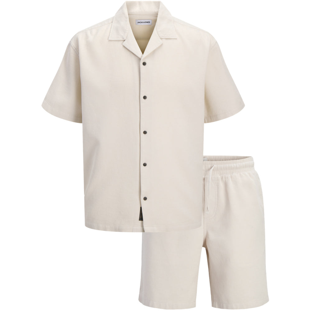 Køb Jack & Jones Junior Moonbeam Jjglobal Waffle Resort Skjorte Ss Mp Jnr