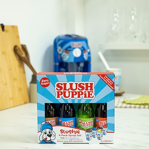 SLUSH PUPPiE Zero Sugar 4 Pack Syrup – 180ml