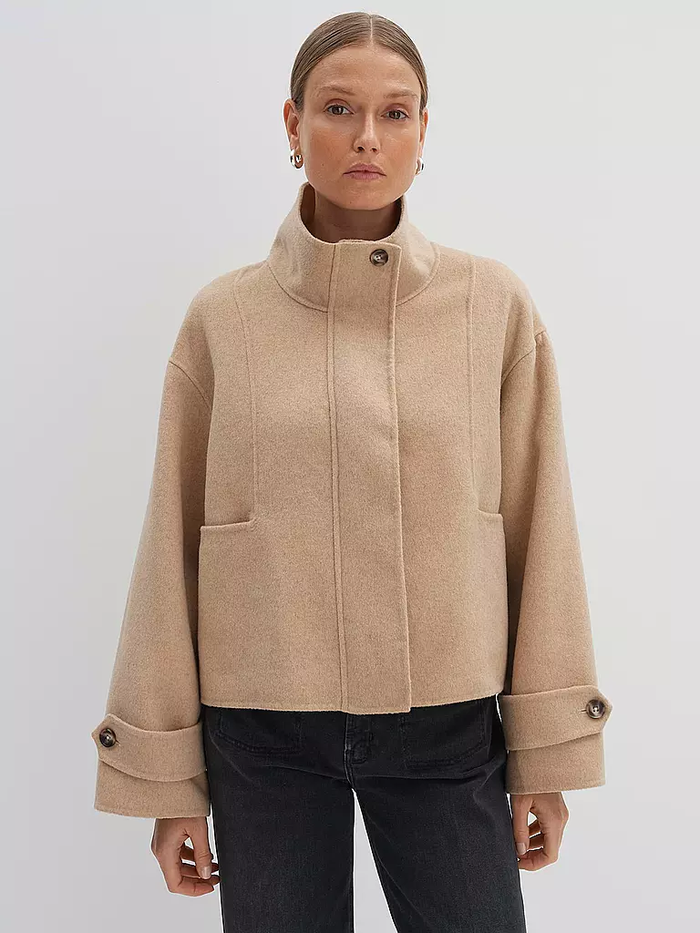 SOMEDAY Wolljacke VARAH DETAIL beige