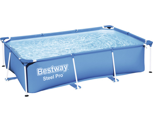 Opzetzwembad Bestway Family rechthoekig 259x170x61 cm zonder accessoires blauw