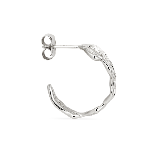 Jane Kønig Space Hoop Ørering, Silver-Left