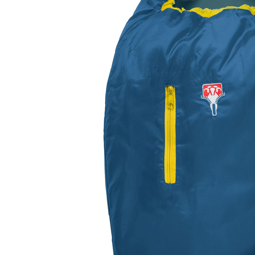 Grüezi Bag Grow Colorful Schlafsack Kinder water