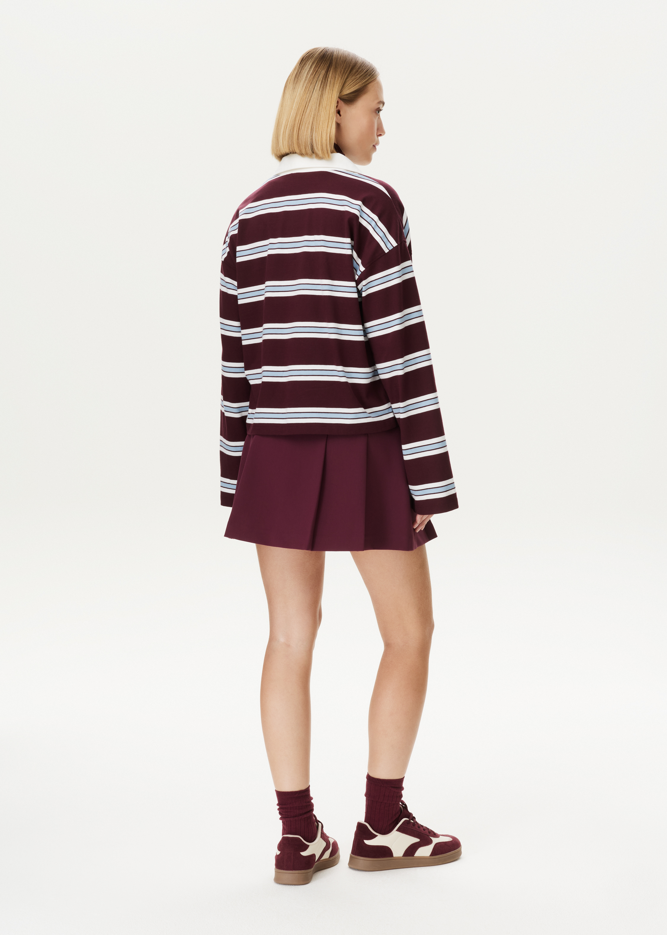 Skort met plooien