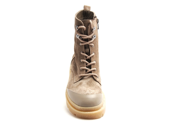 Mamzelle boots bottine plates femme gatine marron