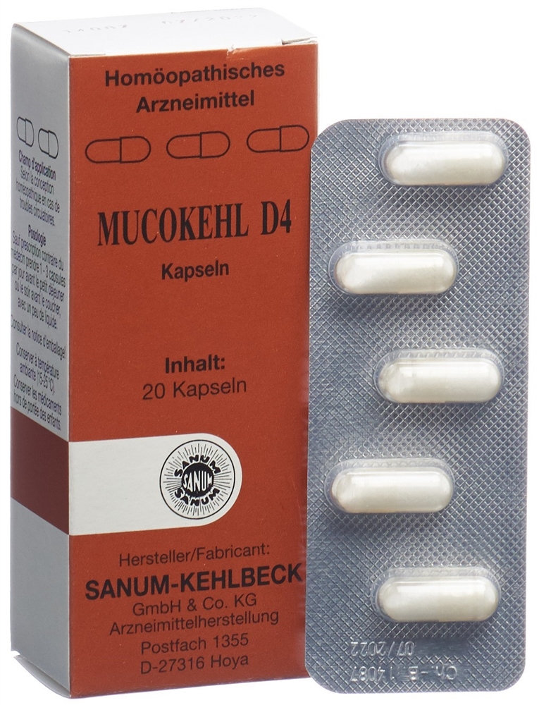 MUCOKEHL Kaps 4 D Blist 20 Stk