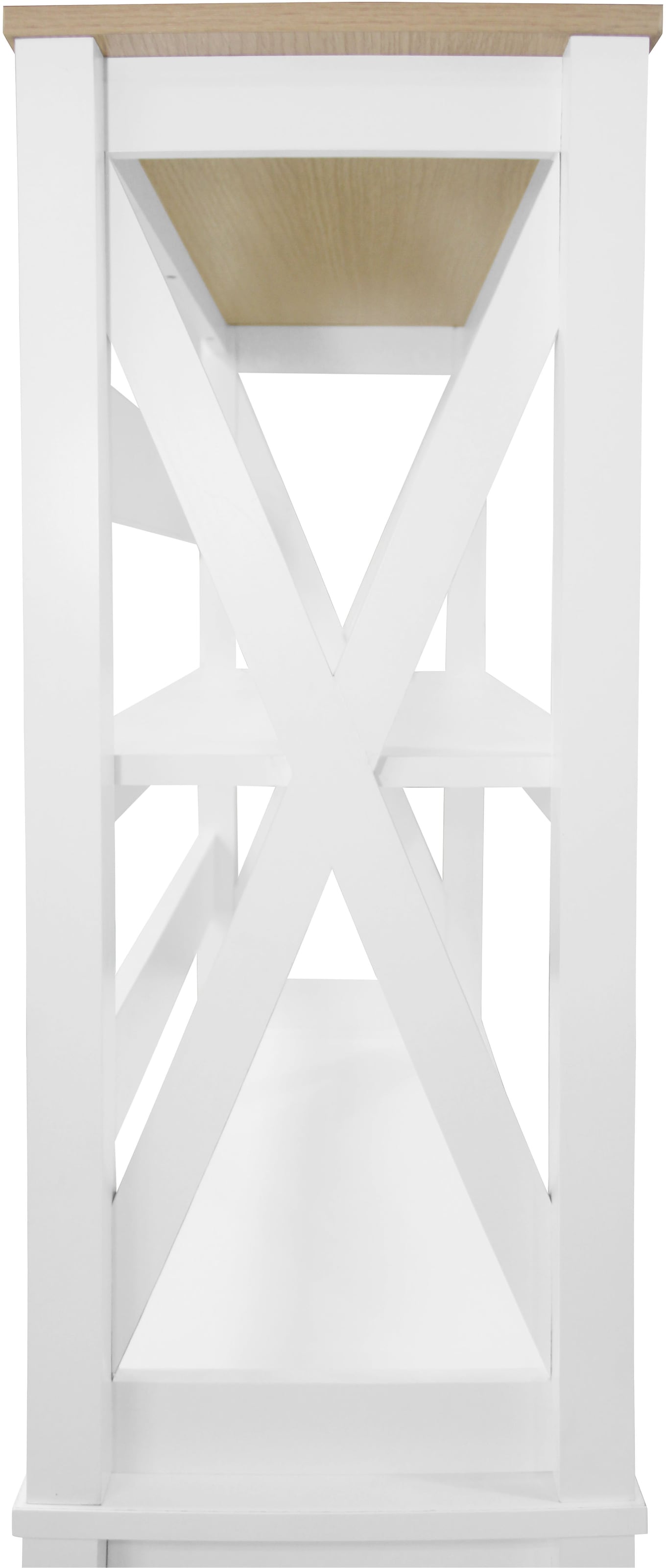 Home affaire Aktenregal »Silba« Bücherregal, 4 Fächer, Landhausstil, Höhe 161 cm