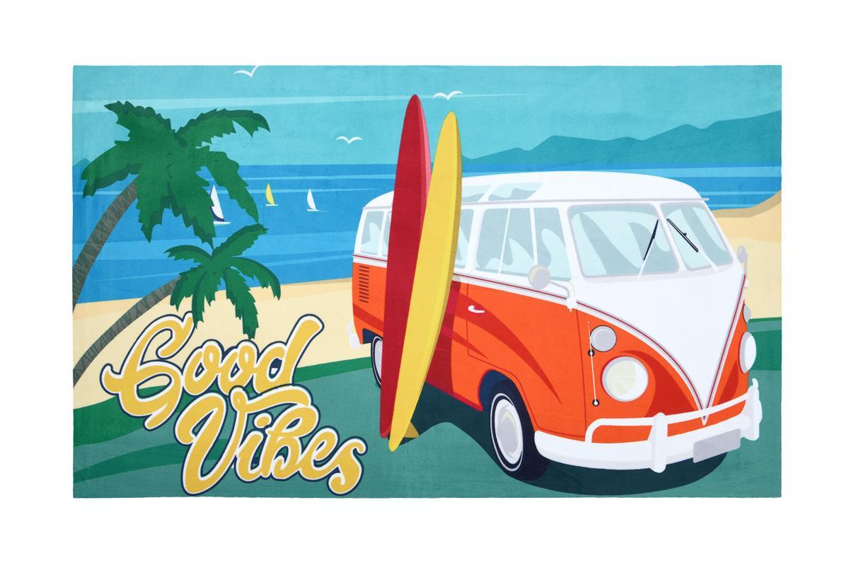 GOODVIBES TAPIS RUBBER 45X75CM MULTICOLORE