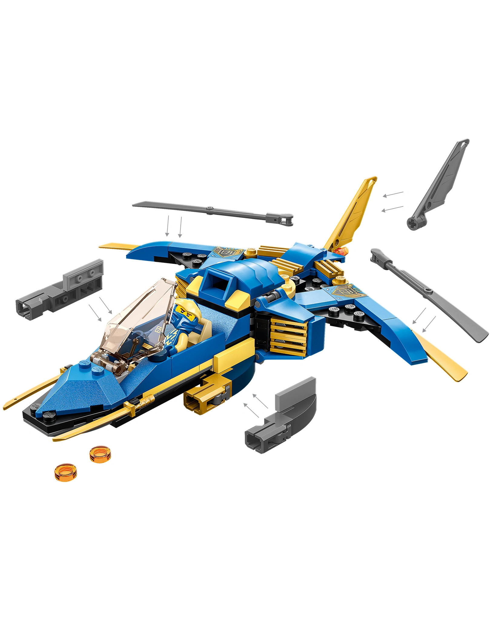 LEGO® NINJAGO 71784 Jays Donner-Jet EVO