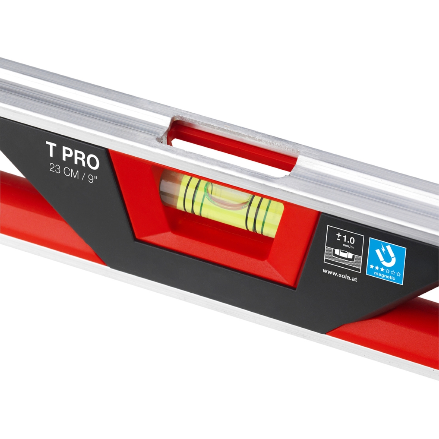 Sola 01430701 T Pro Aluminium-Kunststof Torpedo Waterpas - 230 mm