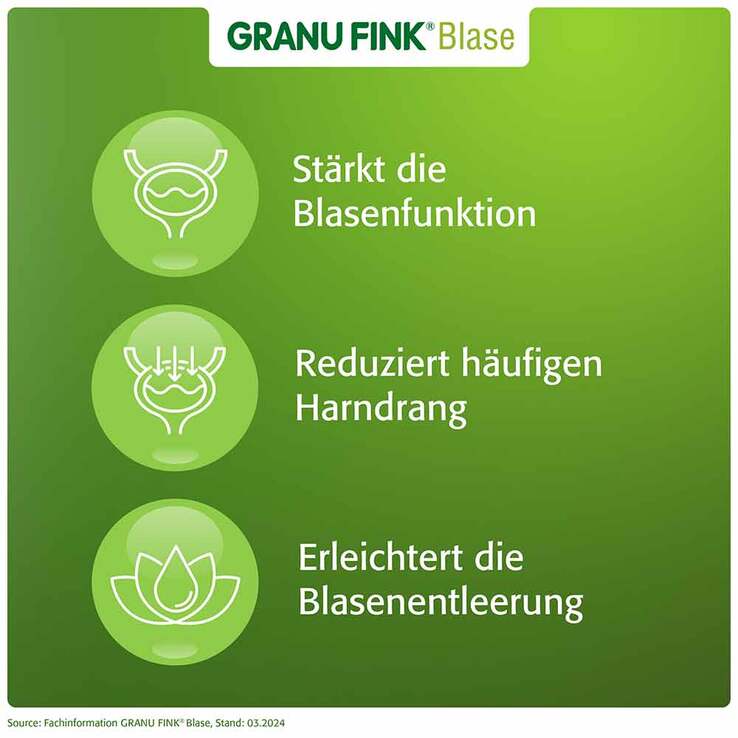 Granu Fink Blase Hartkapseln, 100 St