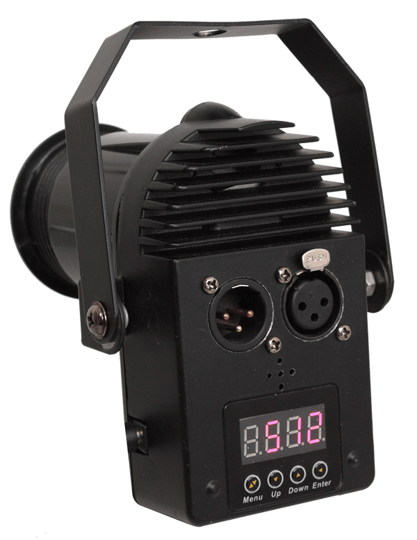Ibiza pinspot 10 watt, RGBW + DMX