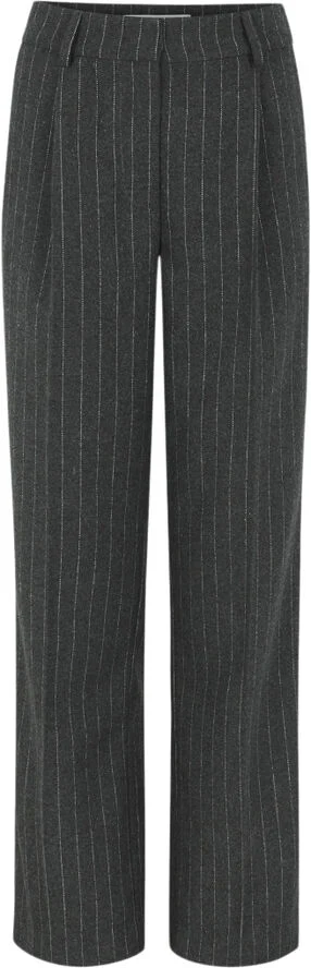 Soft Rebels SREmery Loose pant Dark grey melange