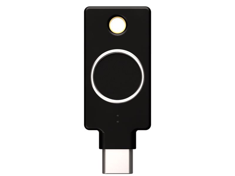 Yubico YubiKey C Bio-FIDO Edition FW 5.7 USB-C, 1 Stück YubiKey Bio Serie – FIDO-Edition