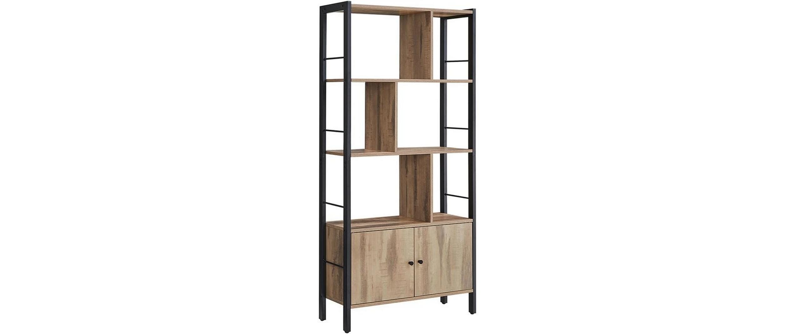 Regal 74 x 154.5 cm, Braun/SchwarzBücherregal