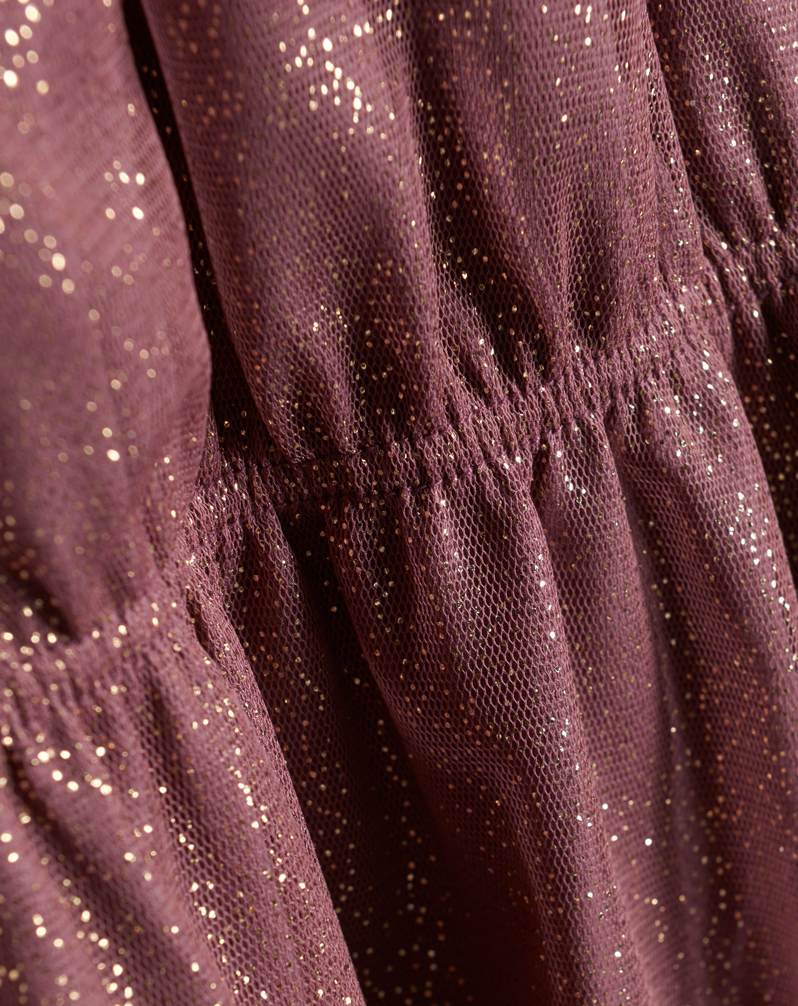 Kurzarmkleid GLITTER in altrosa