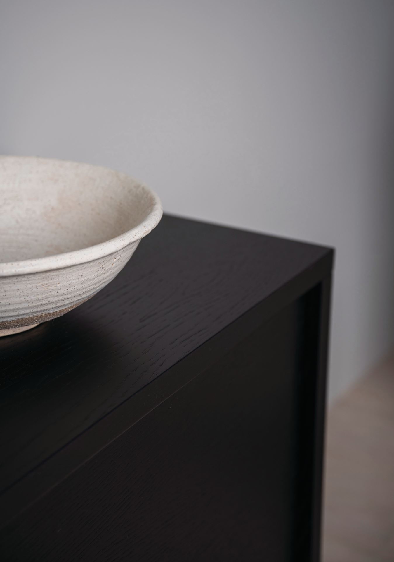 Skjenk svart - 180x40x76 cm