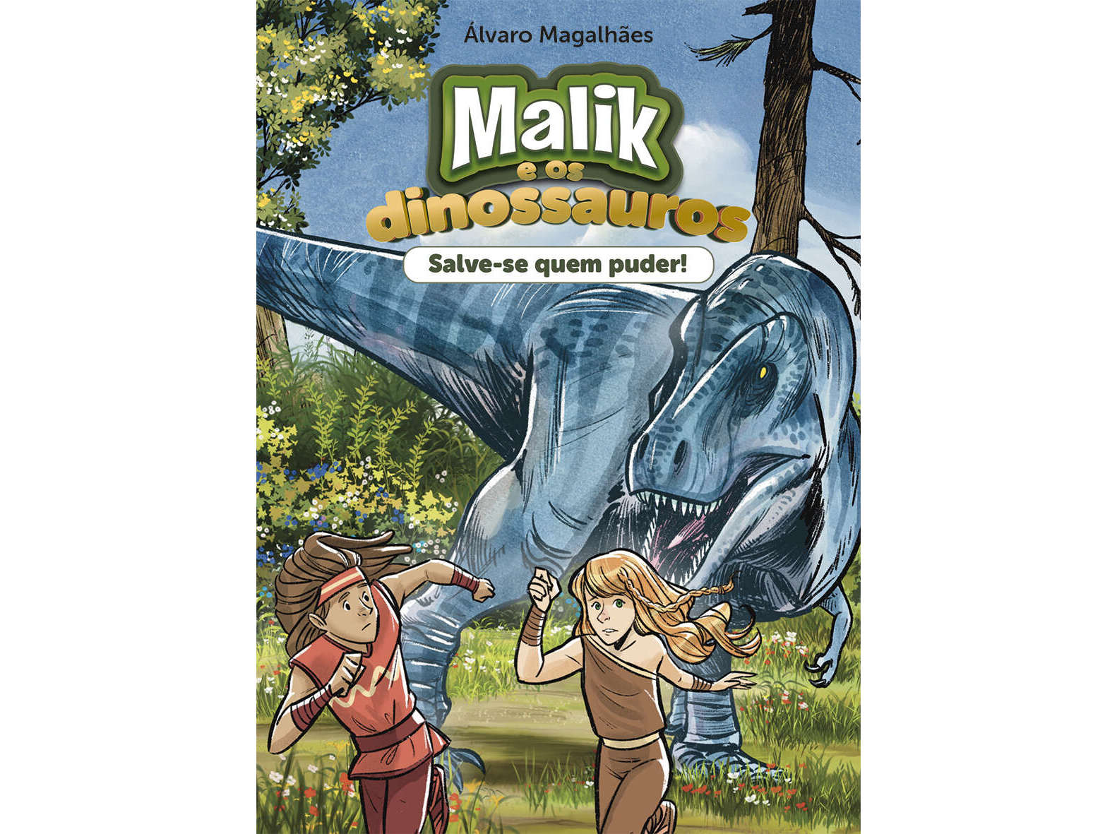 LIVRO MALIK E OS DINOSSAUROS Nº2 SALVE-SE QUEM PUDER!