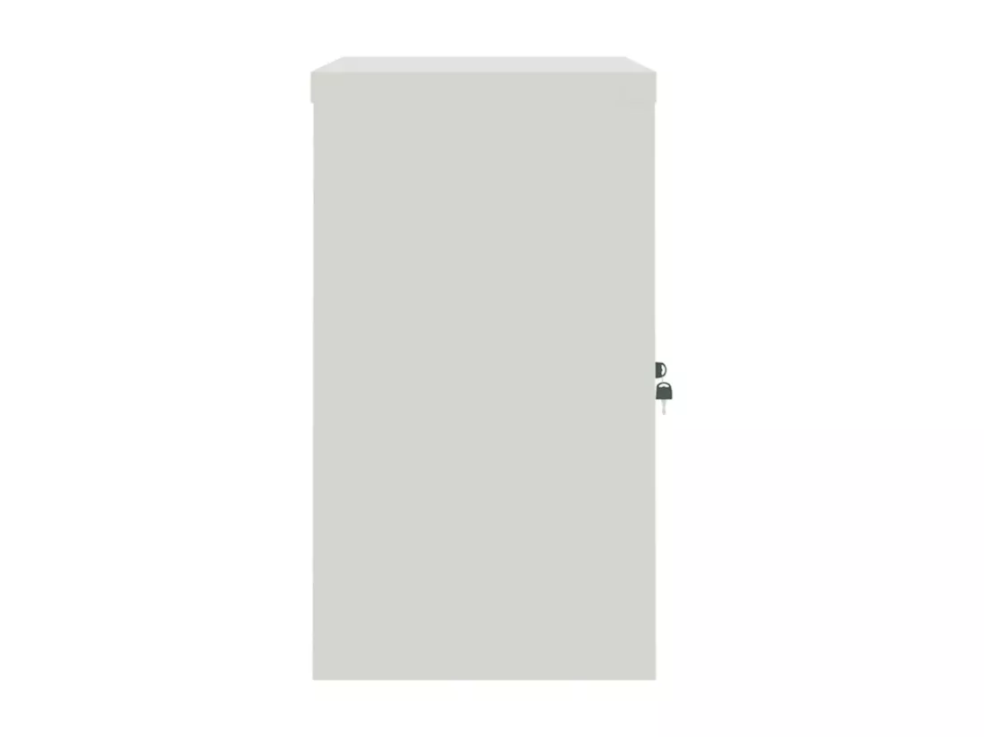 Classeur gris clair 90x40x70 cm acier