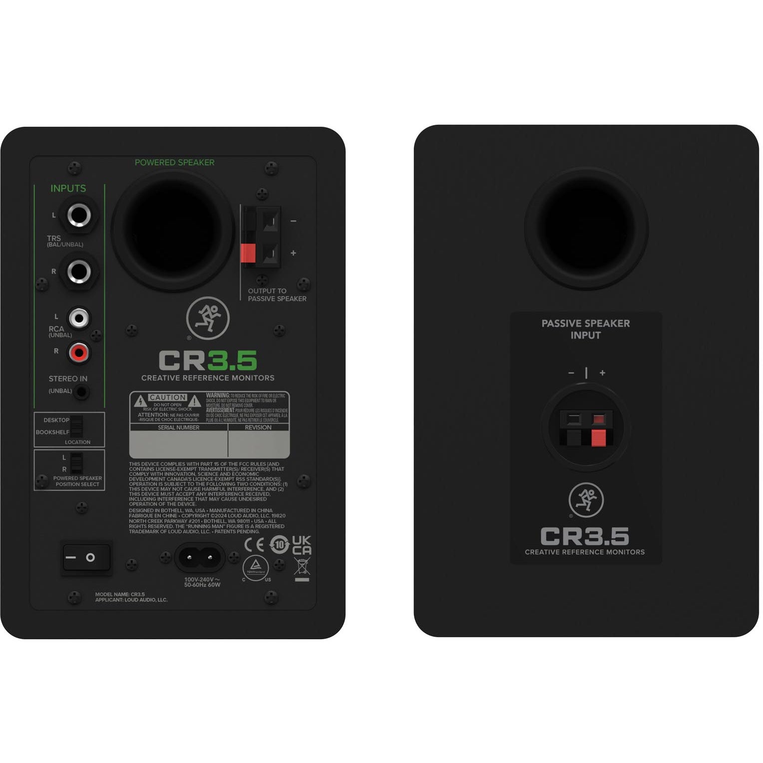 Mackie CR3.5 actieve studiomonitoren (set van 2)