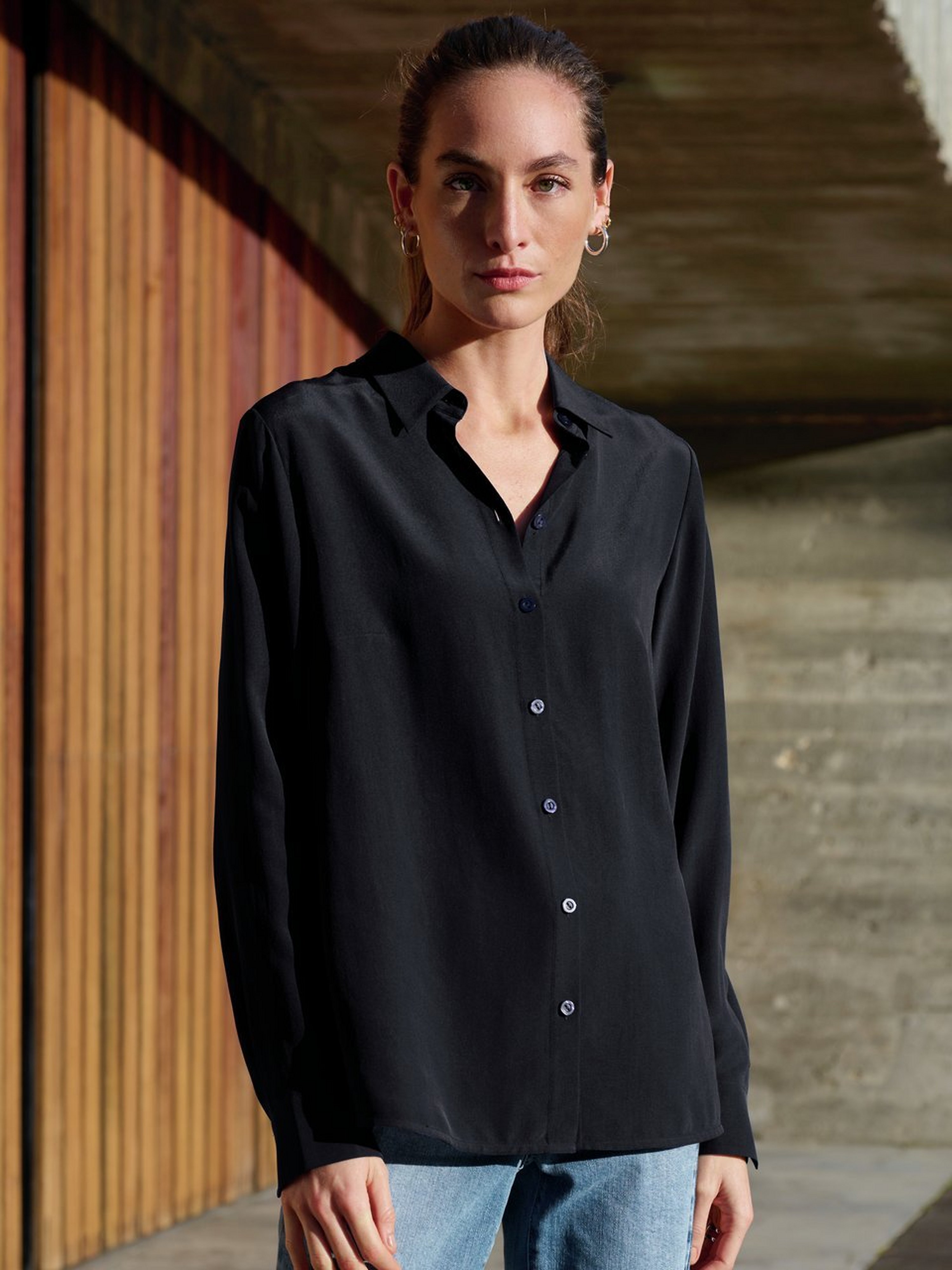 Bluse aus 100% Seide